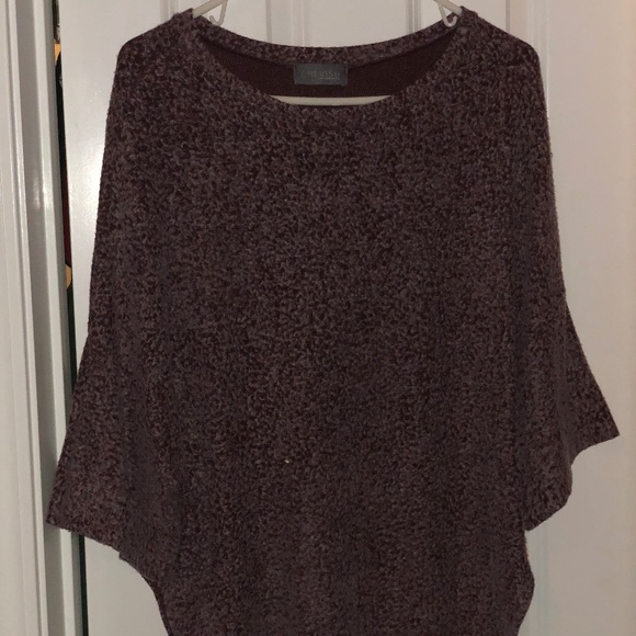 Sweaters - Purple Quarter Length Sweater